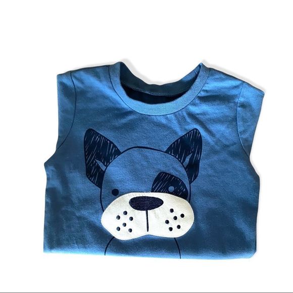 3/$15 ✨ Pekkle: Doggy Print Long Sleeve Tee - Picture 2 of 5